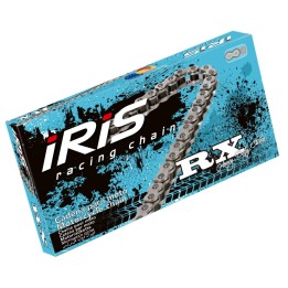 IRIS łańcuch napędowy 420 RX-118 (118-OGNIW) bez o-ringów (otwarty + zapinka)