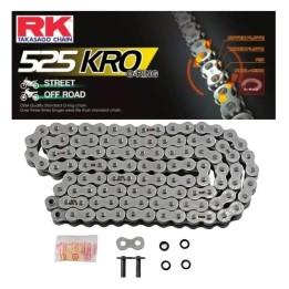 RK łańcuch napędowy 525KRO-124 (o-ring) zakuwka (clf) w zestawie