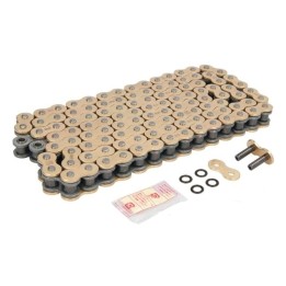 DID łańcuch napędowy 525ZVMX2GG-102 (102 ogniw) x-ring złoty / złoty (525ZVMXGB102) (otwarty + zakuwka)