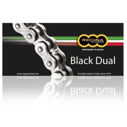 REGINA łańcuch napędowy 525ZRA (112 ogniw) z-ring dual do 800 ccm czarny (zakuwka) (137ZRA/1007)