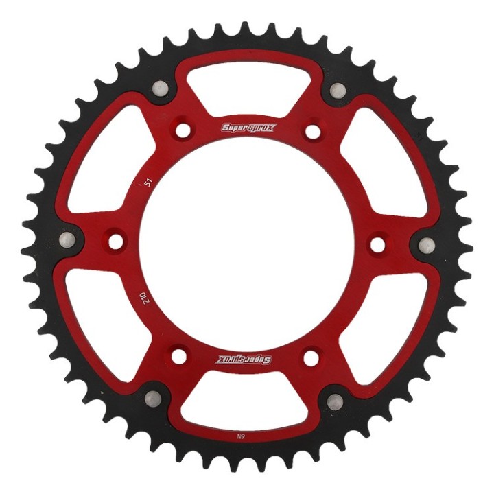 SUPERSPROX zębatka tylna 289 51 stealth (stalowo-aluminiowa) honda cr/crf '83-'16 (JTR210.51)