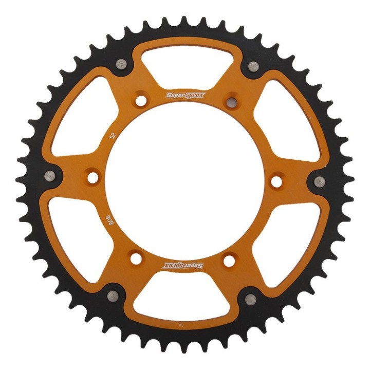 SUPERSPROX zębatka tylna 808 52 stealth (stalowo-aluminiowa) suzuki rm/rmz (JTR808.52)