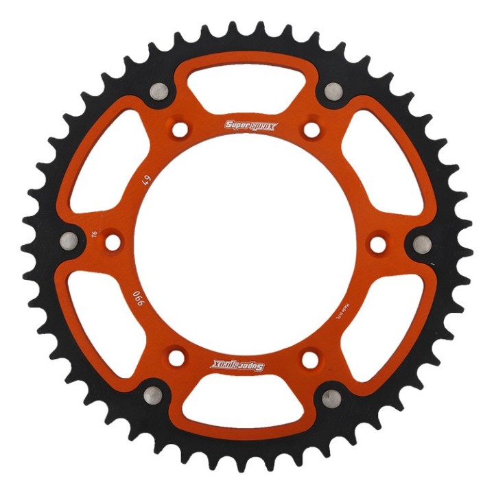 SUPERSPROX zębatka tylna 899 51 stealth (stalowo-aluminiowa) ktm sx/exc/excf/sxf, husqvarna te/tc/fe/tc '16- (JTR897.51)