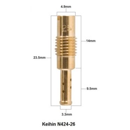 PROX dysza wolnych obrotów keihin typ N424-26 średnica #42 ( 1 szt. )