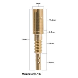 PROX dysza wolnych obrotów mikuni typ N224.103 średnica #10 ( 1 szt. )