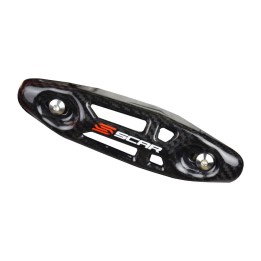 SCAR racing uniwersalna carbonowa osłona kolanka wydechowego 4T