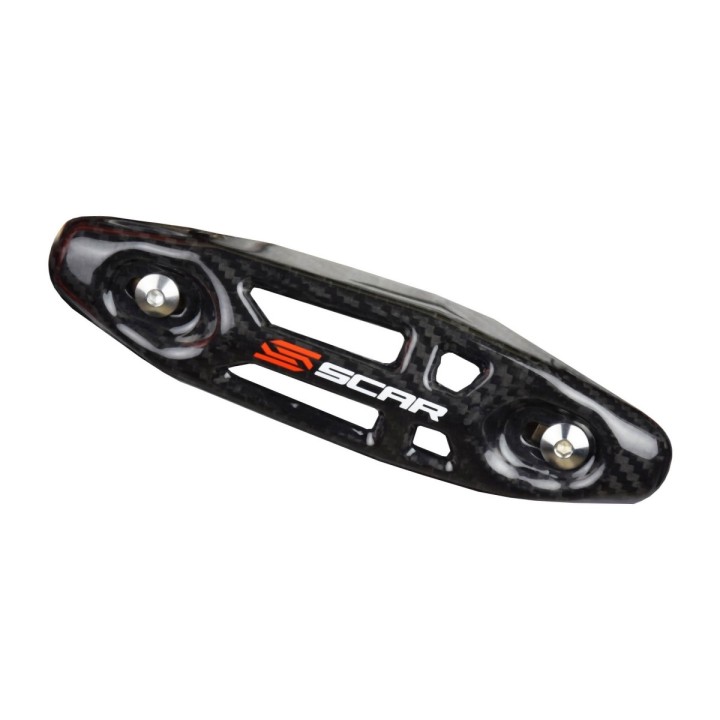 SCAR racing uniwersalna carbonowa osłona kolanka wydechowego 4T