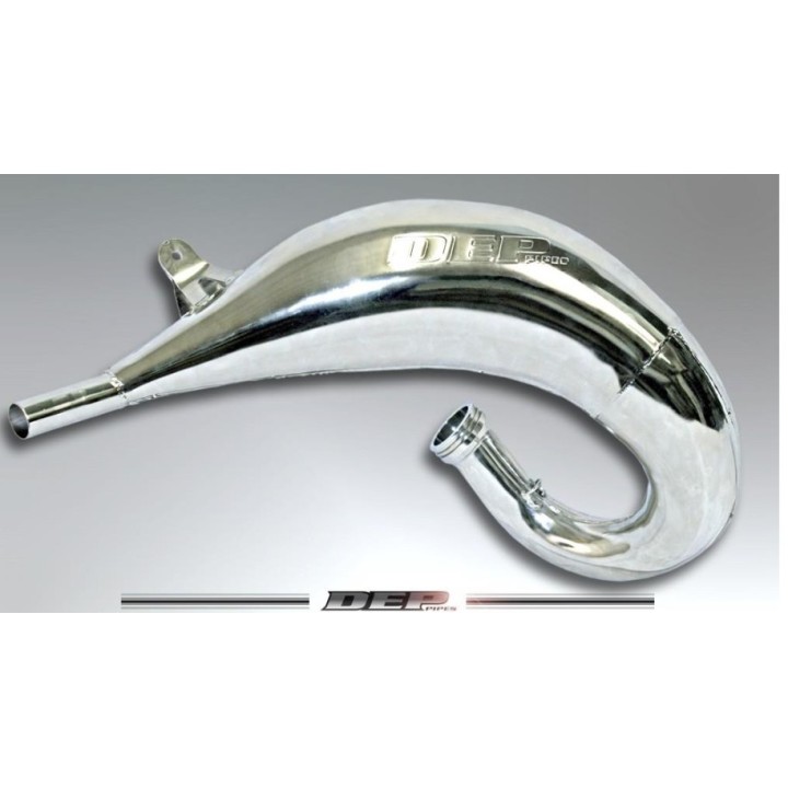 DEP PIPES dyfuzor/komora/tuba rezonansowa niklowana (front exhaust pipe nickel): ktm sx/exc 125/150 '11-'15, husqvarna tc/te 12…