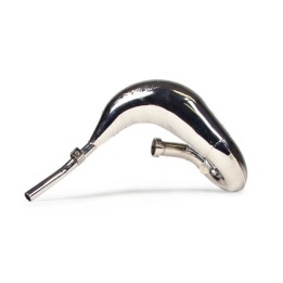 DEP PIPES dyfuzor/komora/tuba rezonansowa niklowana (front exhaust pipe nickel): ktm SX 85 '04-'17, husqvarna te 85 '14-'17