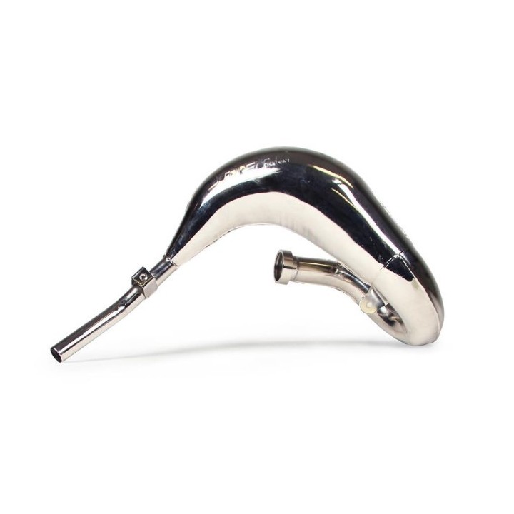 DEP PIPES dyfuzor/komora/tuba rezonansowa niklowana (front exhaust pipe nickel): ktm SX 85 '04-'17, husqvarna te 85 '14-'17