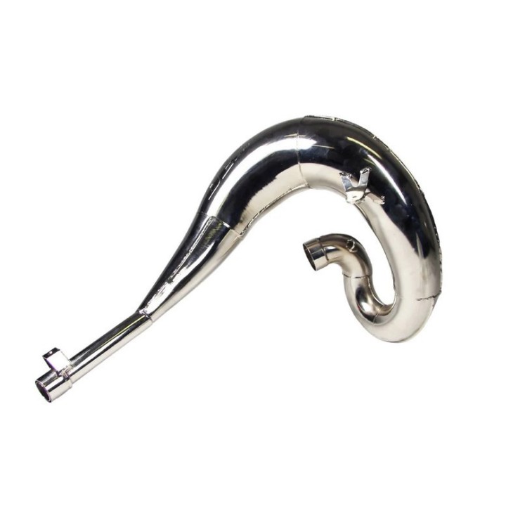 DEP PIPES dyfuzor/komora/tuba rezonansowa niklowana (front exhaust pipe nickel): honda cr 250 `89-91 (na zamówienie)
