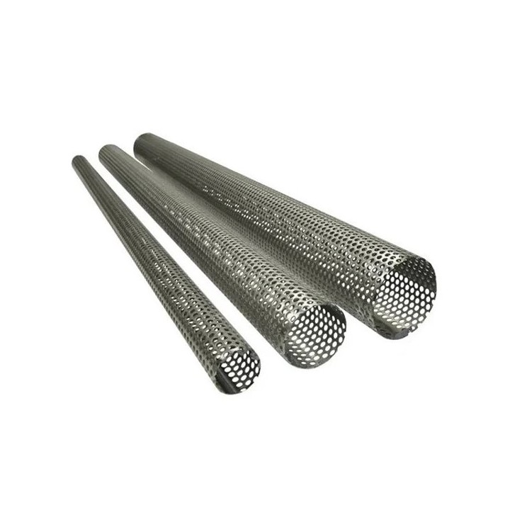 DEP PIPES rura perforowana do tłumika / końcówki wydechu średnica 25MM długość 400MM