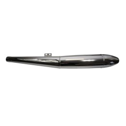 EMGO końcówka wydechu (tłumik) chromowana lewa (na wzór oryginału) bmw r 50 / 5, R75 / 5, r 60 / 5 '69-'72 (długość 81,5CM)