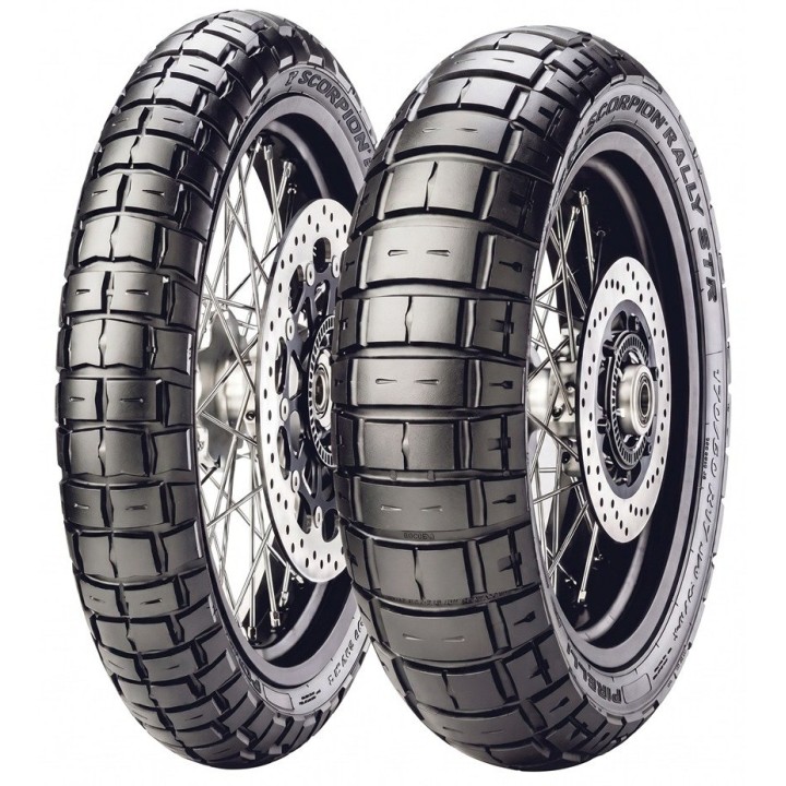 PIRELLI OPONA 110/80R19 SCORPION RALLY STR 59V M+S M/C TL PRZÓD DOT 49/2025