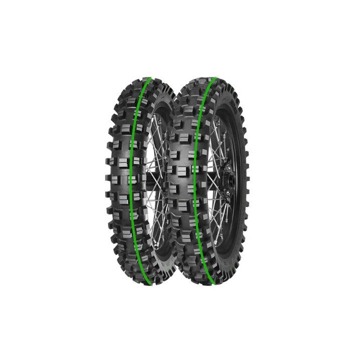 MITAS OPONA 120/90-18 TERRA FORCE-EX XT-754 SUPER LIGHT 65M TT TYŁ (ZIELONY PASEK) DOT 01-14/2025 (460102) (zamiennik:70000224)