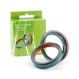 SKF zestaw (1 laga) uszczelniaczy przedniego zawieszenia (olejowe i pyłowe) dual compound (dwuskładnikowe) wp 48MM ktm,husqvarn…