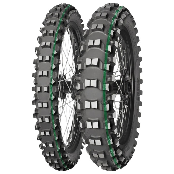 MITAS OPONA 80/100-21 TERRA FORCE-EX SM SUPER LIGHT 51M TT (ZIELONY PASEK) PRZÓD DOT 41/2025 (460139) (ZAMIENNIK:70000172)