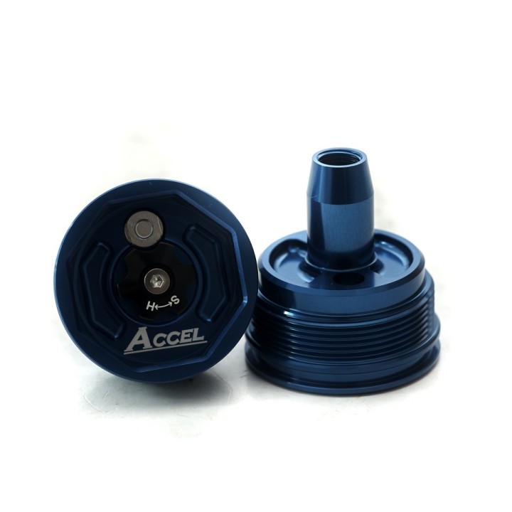 ACCEL korek górny (nakrętka) amortyzatora przedniego z regulacją honda crf 450R 09-14; yamaha yz/yzf 125/250/450/X 06-20, wrf 2…