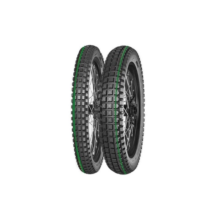 MITAS OPONA 120/100-18 ENDURO HYBRID SUPER LIGHT 68P TL/TT M+S (ZIELONY PASEK) TYŁ DOT 16-35/2024