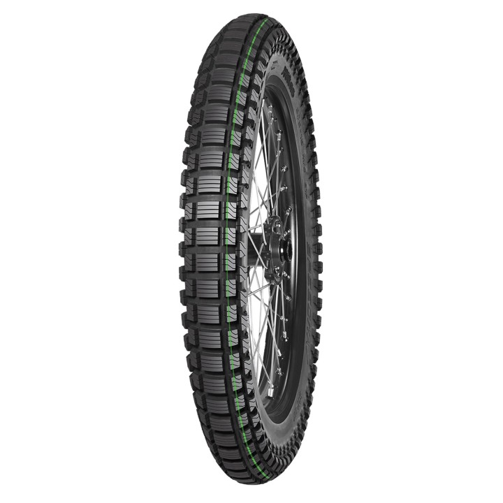 MITAS OPONA 3.75-19 SPEEDWAY SOFT 61P TT NHS (ZIELONY PASEK) TYŁ DOT 2024 (DOT:XODC/XSDC/XPDC/XTDC) (ZAMIENNIK:70000343)