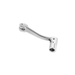 V parts (VICMA) dźwignia zmiany biegów minarelli AM6 aprilia rx, yamaha dt 50 stalowa srebrna (795GR)