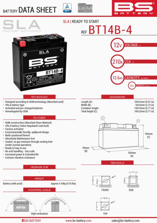 bs akumulator bt14b 4 fa yt14b4 12v 12ah 150x6 1