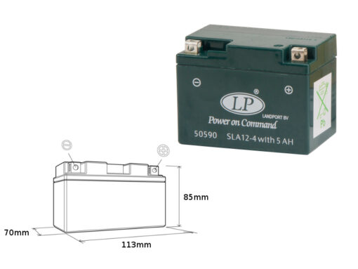 landport akumulator sla12 4s ms sla 12 4s