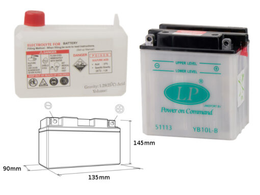 landport akumulator yb10l b md lb10l b 12v 11ah