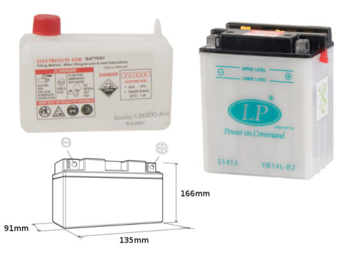 landport akumulator yb14l b2 md lb14l b2 12v 14a