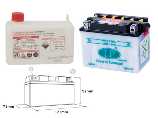 landport akumulator yb4l b md lb4l b 12v 4ah 121