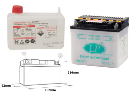 landport akumulator yb7c a md lb7c a 12v 8ah 130