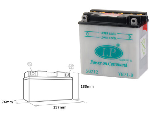 landport akumulator yb7l b mb lb7l b 12v 8ah 137