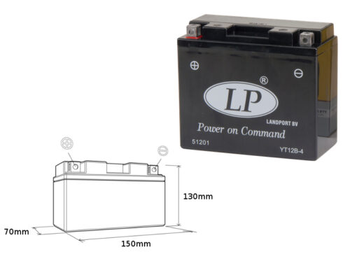 landport akumulator yt12b 4 ms lt12b 4 12v 11ah