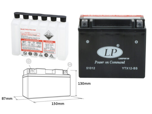 landport akumulator ytx12 bs ma ltx12 bs 12v 10a