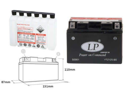 landport akumulator ytz12s bs ma ltz12s bs 12v 1