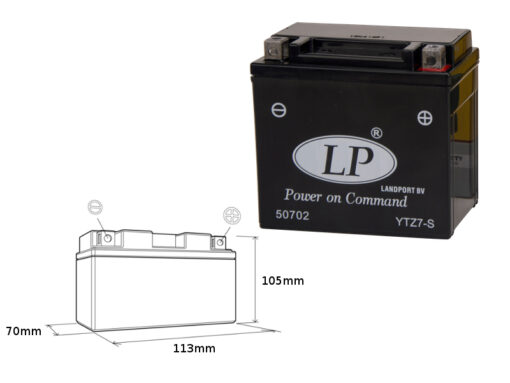 landport akumulator ytz7 s ms ltz7 s 12v 6ah 112