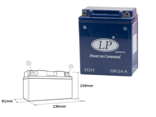 landport akumulator zelowy gb12a a mg lb12a 4 12