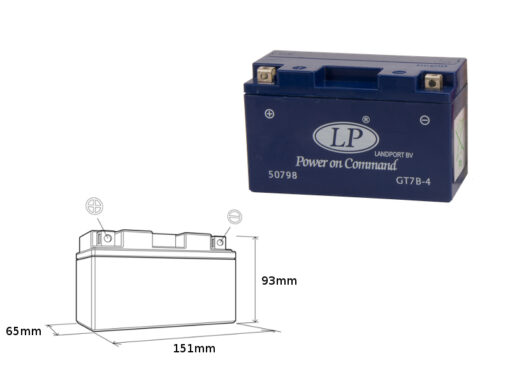 landport akumulator zelowy gt7b 4 mg lt7b 4 12v