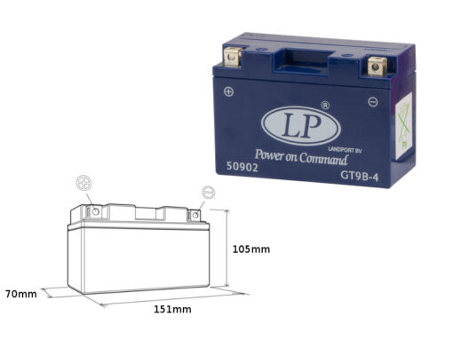 landport akumulator zelowy gt9b 4 mg lt9b 4 12v