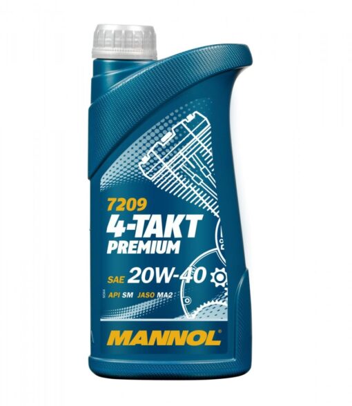 mannol olej silnikowy 4t premium 20w40 1l ma2 720