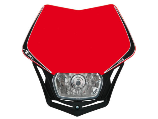 racetech rtech lampa przednia v face kolor czerw