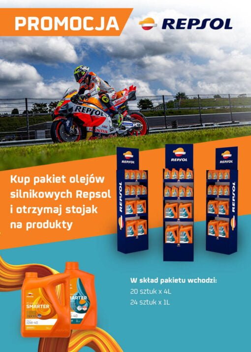 repsol olej silnikowy 4t racing 5w40 4l ma2 syntet