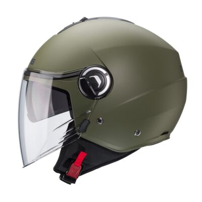CABERG KASK OTWARTY JET Z BLENDĄ MODEL RIVIERA V4X SOLID KOLOR ZIELONY MAT - MILITARY GREEN ROZMIAR XXL - widok alternatywny