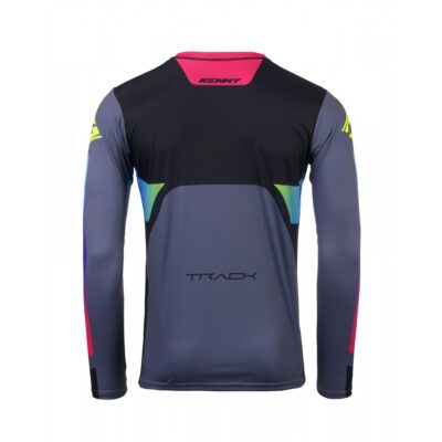 KENNY RACING KOSZULKA CROSS/ENDURO MODEL TRACK FOCUS NEON KOLOR CZARNY/SZARY/ŻÓŁTY/RÓŻOWY ROZMIAR XL - widok alternatywny