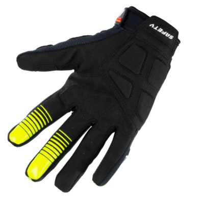 KENNY RACING RĘKAWICE CROSS/ENDURO MODEL SAFETY BLACK/RED/ORANGE KOLOR CZARNY/CZERWONY/ŻÓŁTY FLUO ROZMIAR XXL - widok alternatywny
