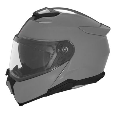 NOX KASK SZCZĘKOWY (FLIP-UP) Z BLENDĄ N967 SOLID KOLOR SZARY POŁYSK ROZMIAR XL - widok alternatywny