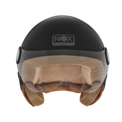 NOX KASK OTWARTY JET Z BLENDĄ N210 EVO KOLOR CZARNY MAT ROZMIAR L - widok alternatywny