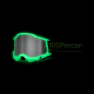 100 PROCENT GOGLE ACCURI 2 GLOW - MIRROR SILVER LENS - KOLOR SZARY/CZARNY SZYBKA SREBRNE LUSTRO - widok alternatywny