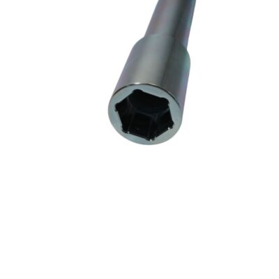 BJ PROMOCJA OŚ / OŚKA KOŁA PRZEDNIEGO YAMAHA - ŚREDNICA: 28/22 MM, GŁUGOŚĆ: 257 MM, OEM: 4XV-25181-10-00 (PATRZ OPIS DODATKOWY) - widok alternatywny