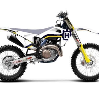 BLACKBIRD KOMPLET NAKLEJEK (OKLEIN) HUSQVARNA TC/FC '19-'22, TE/FE '20-'23 RETRO KOLOR BIAŁY - widok alternatywny